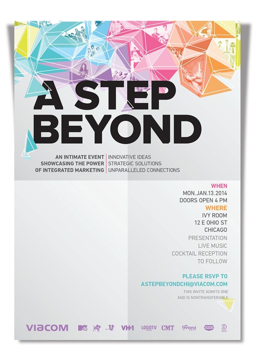 VIACOM VELOCITY “A STEP BEYOND” ROADSHOW BRANDING